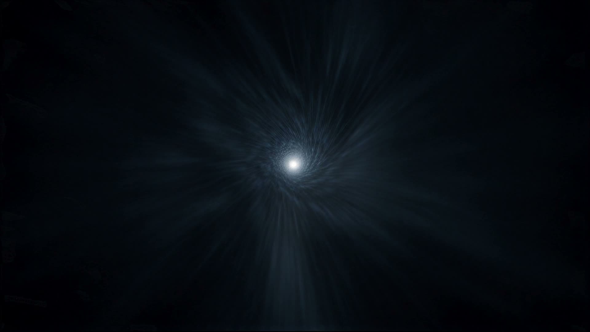 Abstract pattern of light interference in the dark, like a field of data in motion.